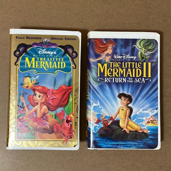 Disney Other - Little Mermaid VHS Bundle